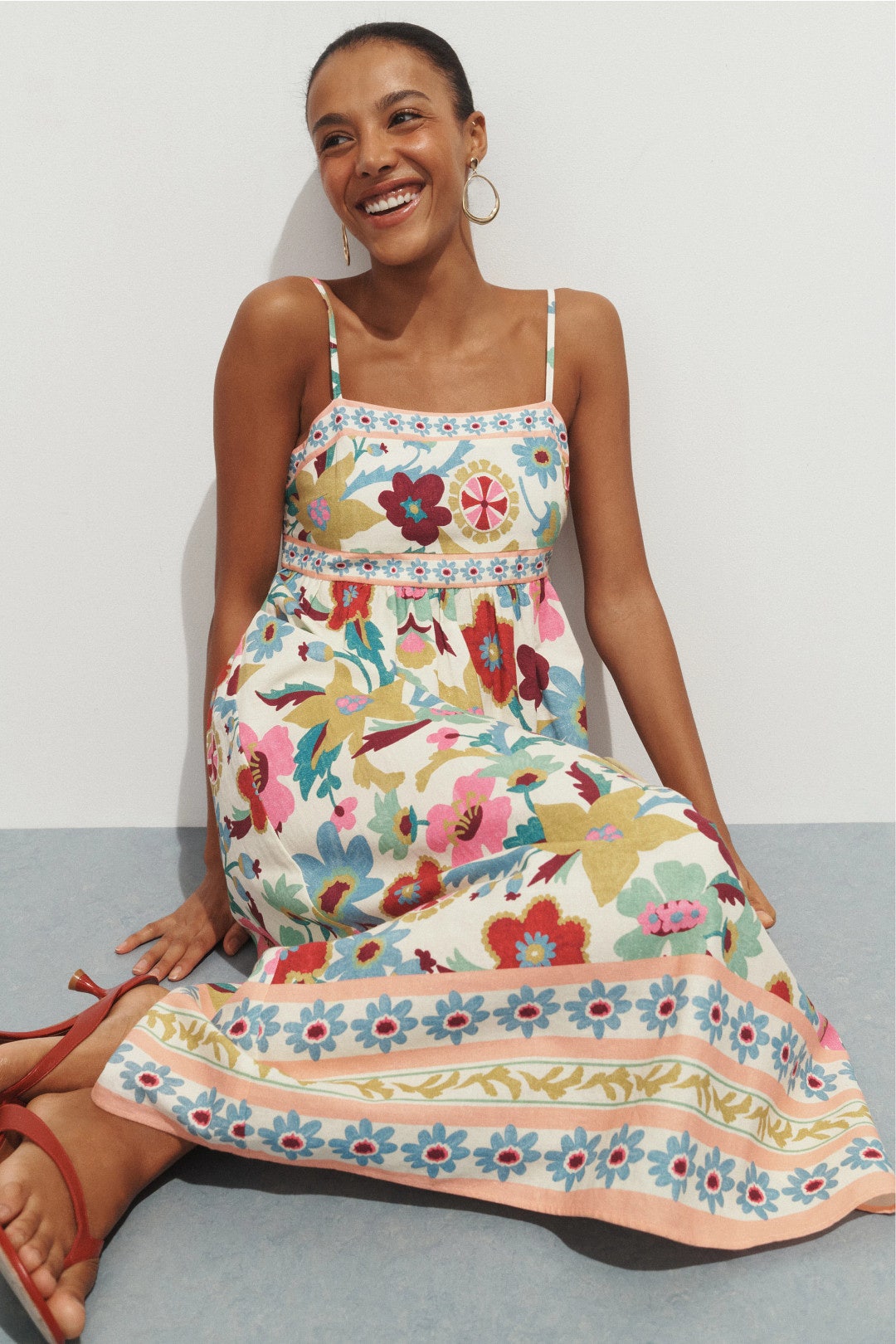 Empire Midi Dress by Donna Morgan | Rent the Runway