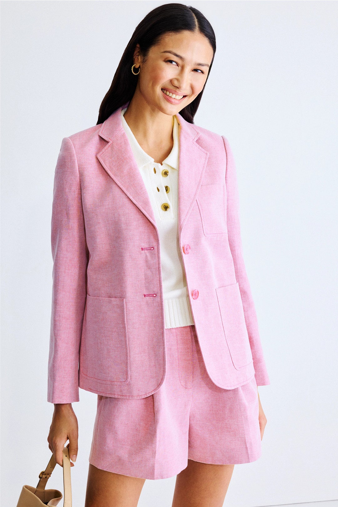 Linen Patch Pocket Blazer by MICHAEL KORS 3
