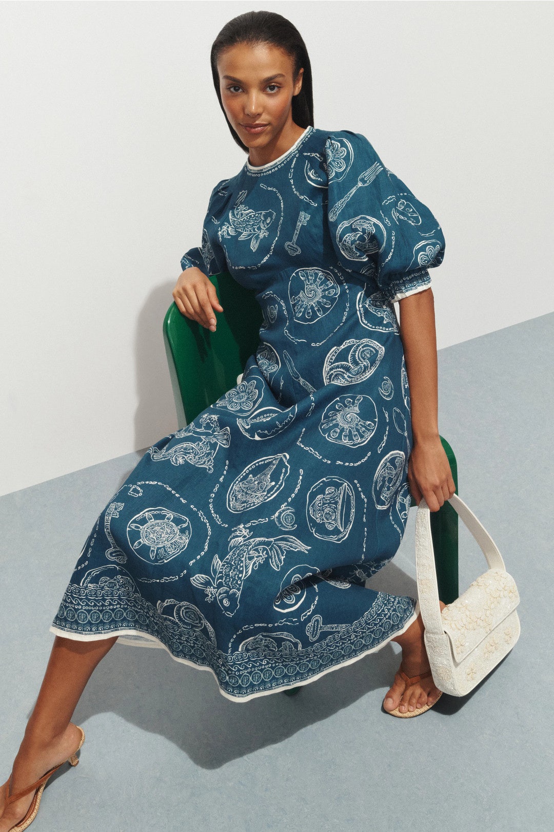 Lucky Midi Dress by ALÉMAIS 3