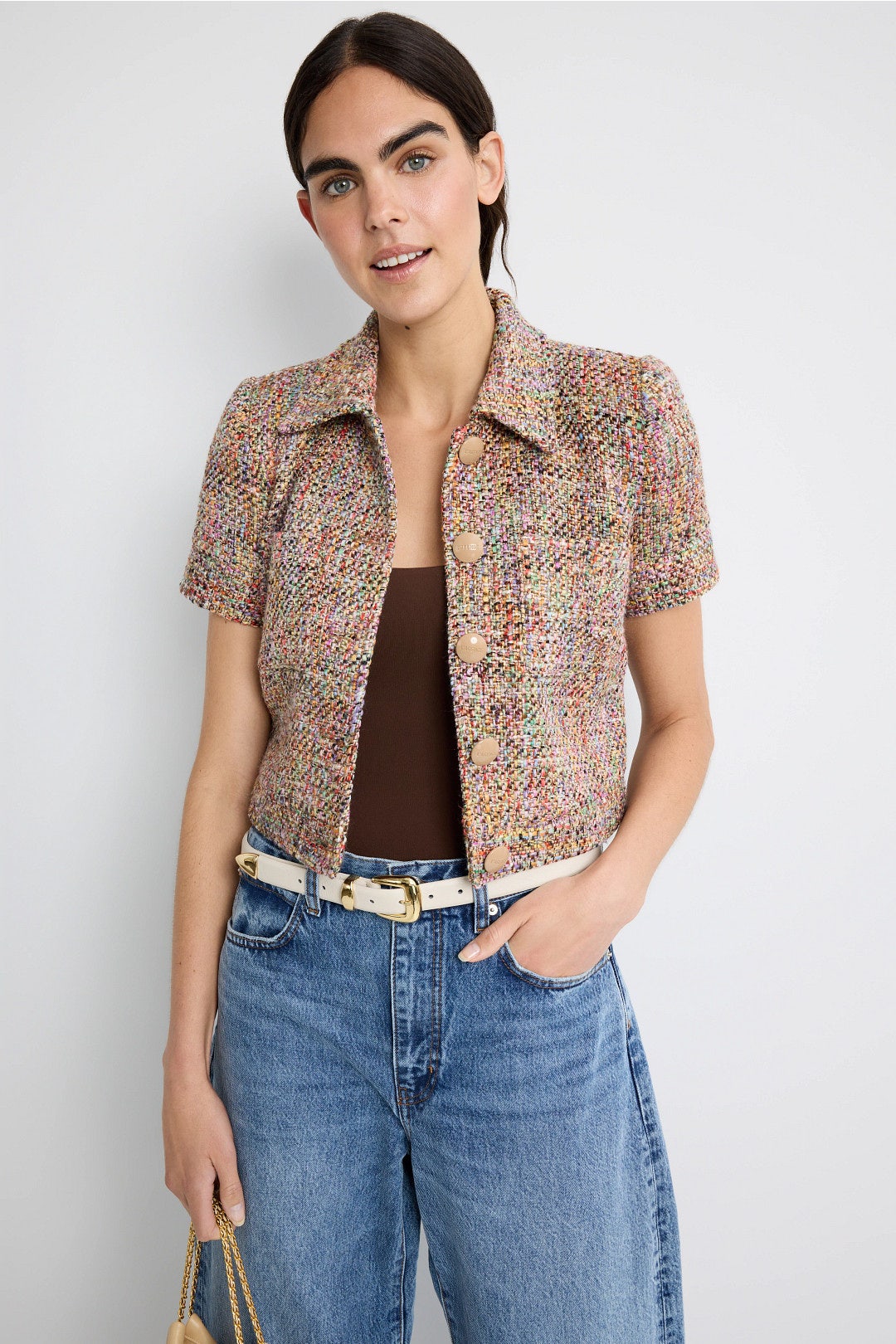 Chita Cropped Jacket by L'agence 3