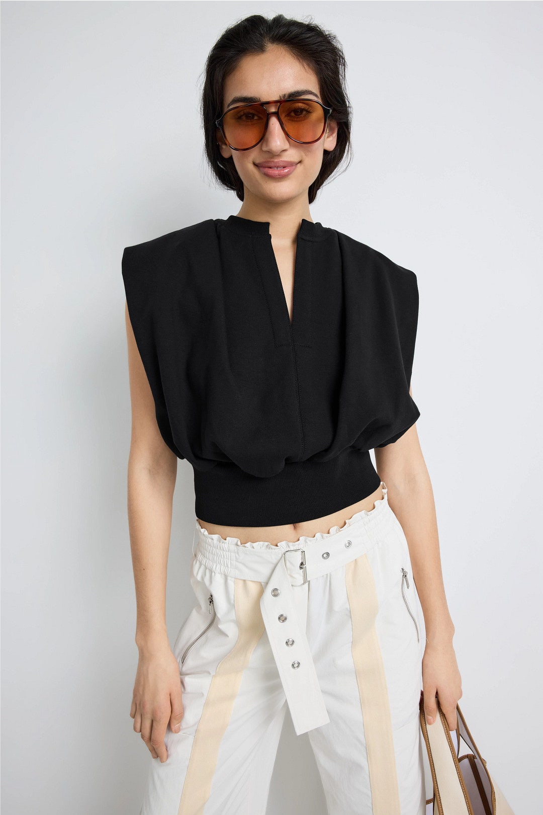 Cap Sleeve French Terry Top by 3.1 Phillip Lim 3