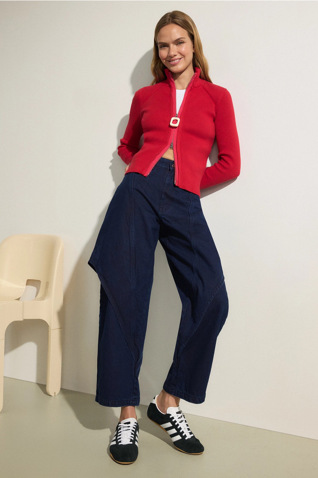Cropped Sculptural Jeans by JW Anderson 3