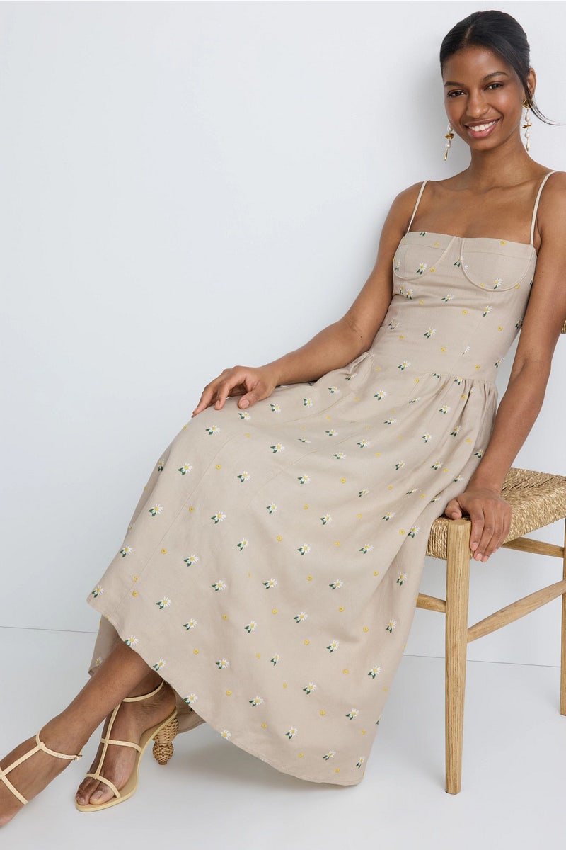 Monette Linen Dress by Reformation | Rent the Runway