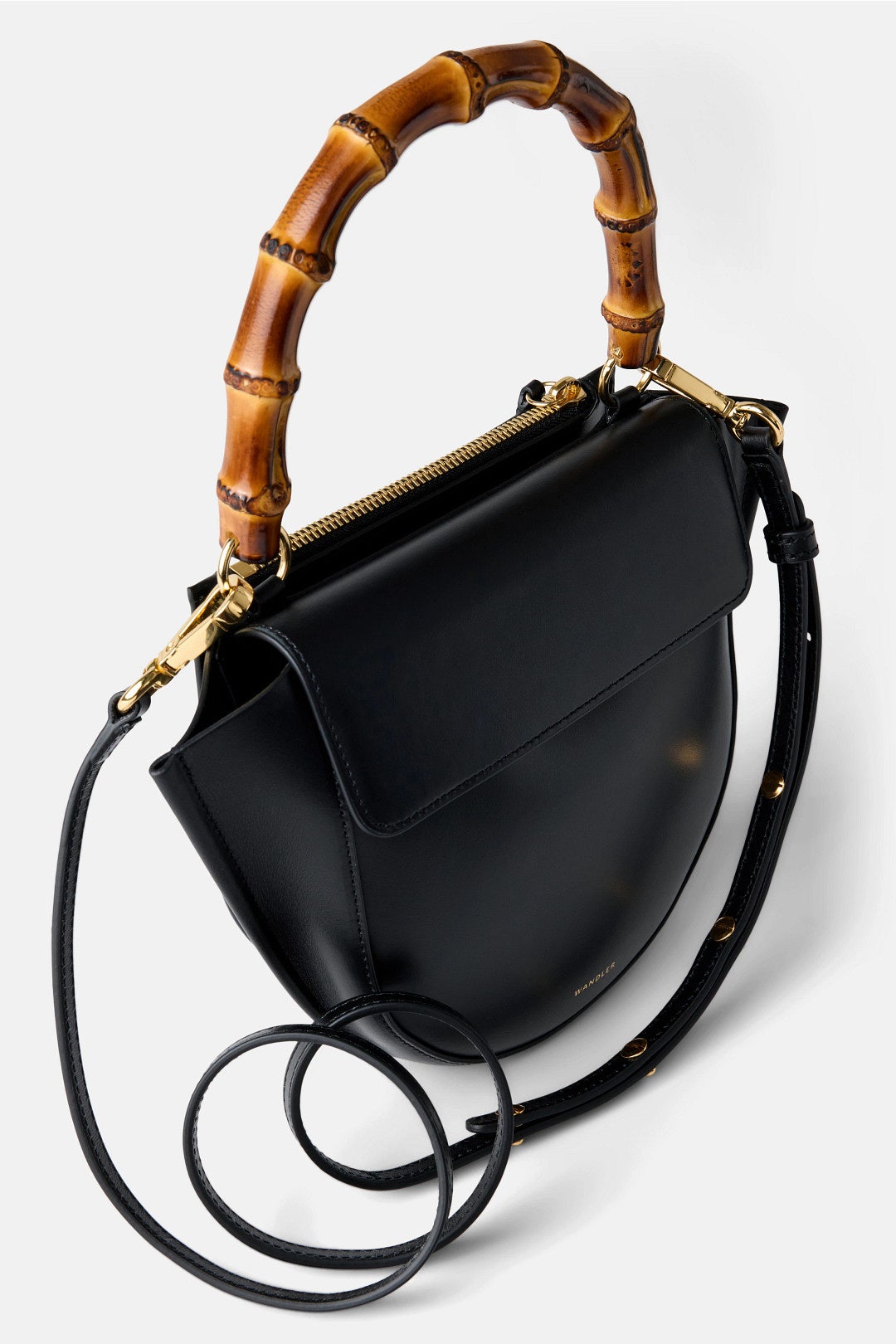 Black Hortensia Mini Bag by Wandler 1