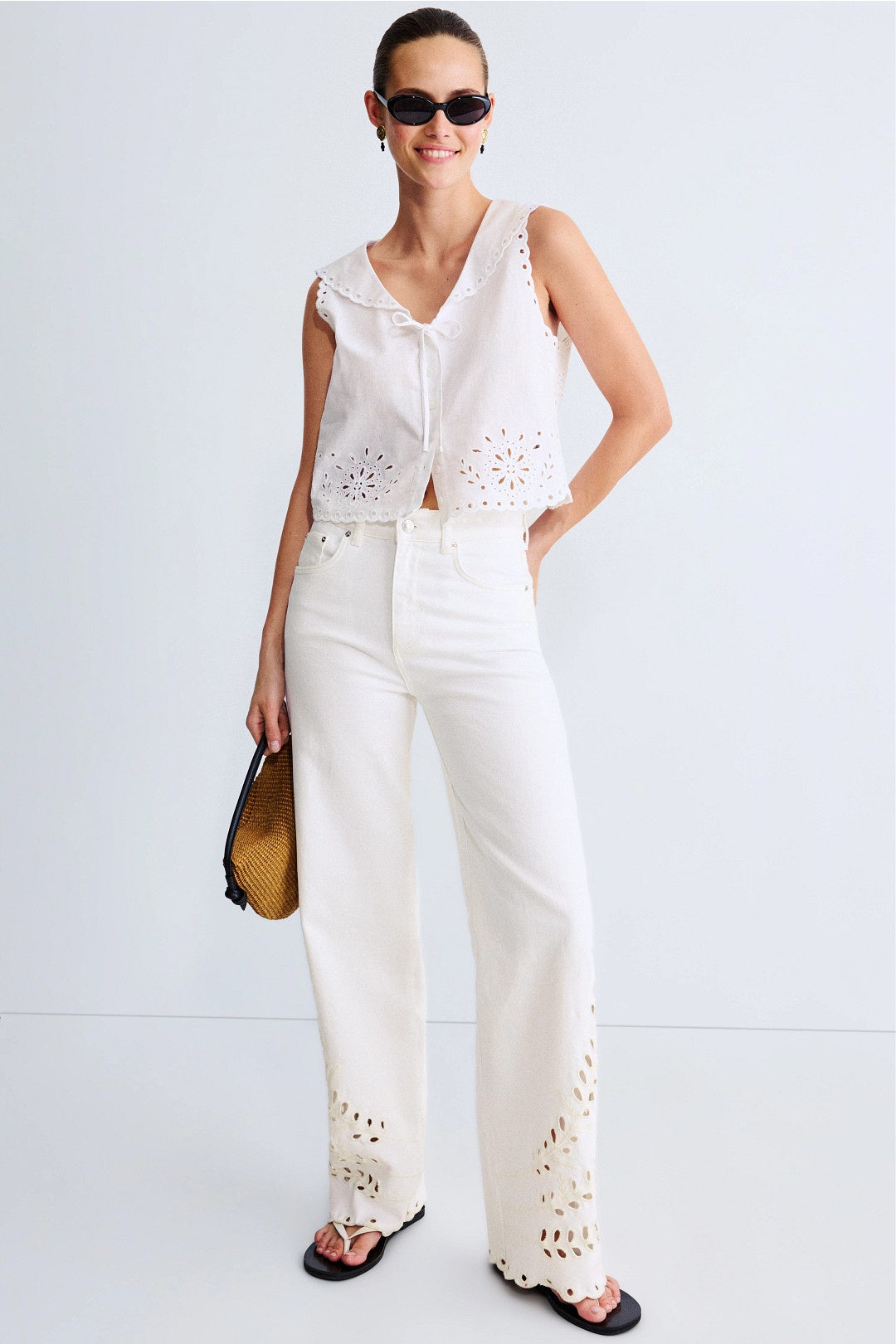 Eyelet Jeans by LE JEAN 3