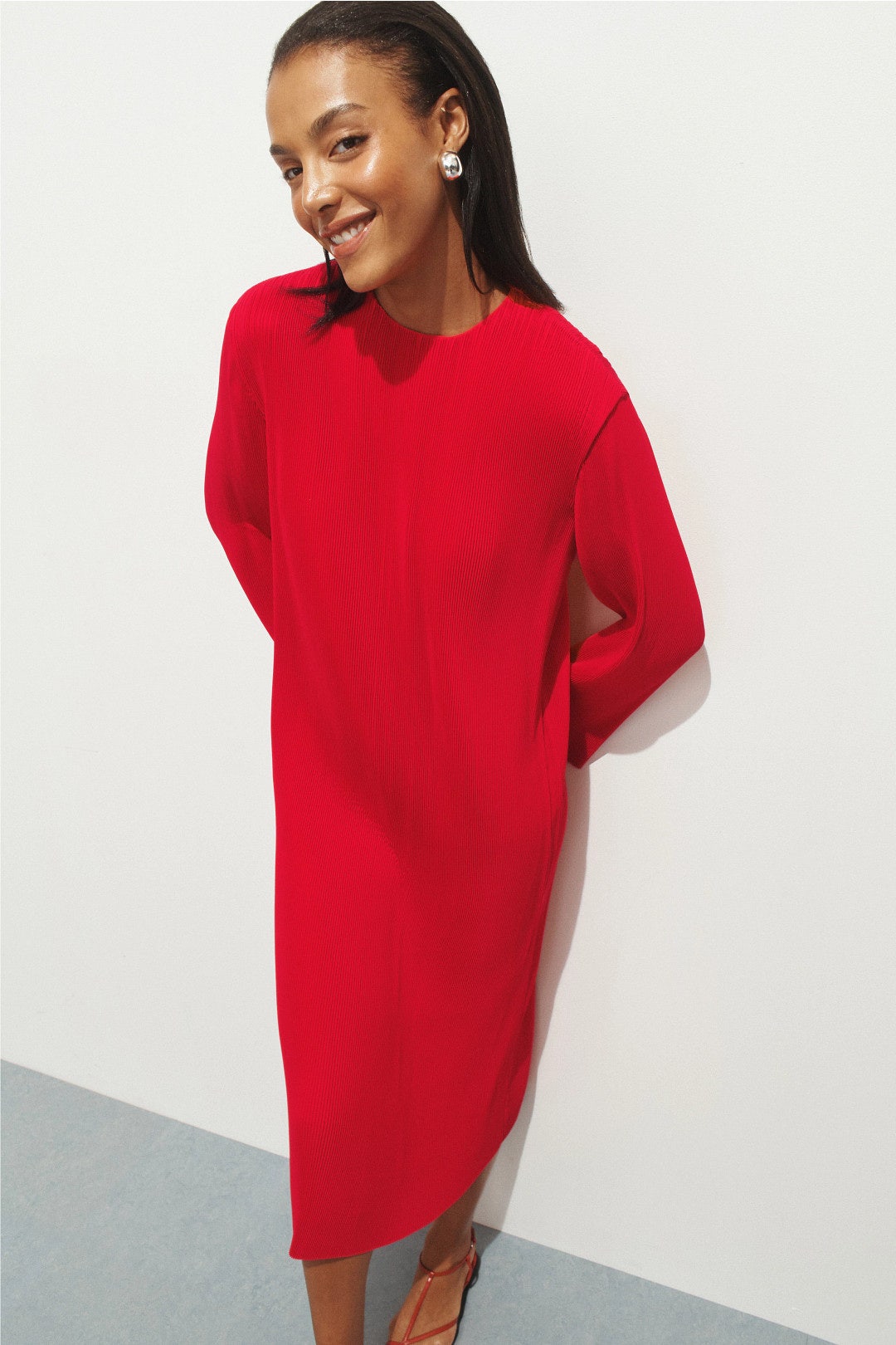 Plissé Midi Dress by Tibi 3