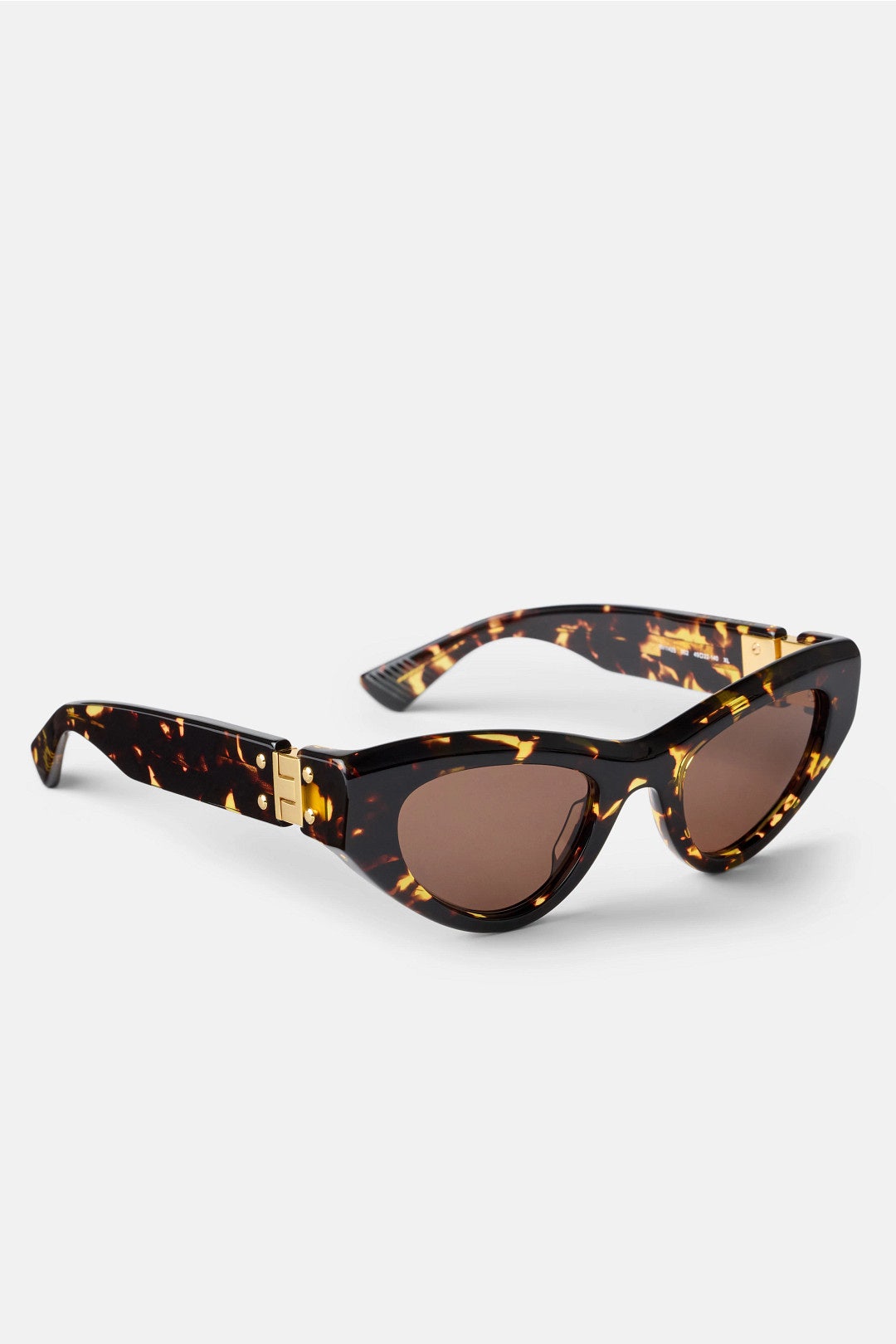 Tortoise Cat Eye Sunglasses by Bottega Veneta 2