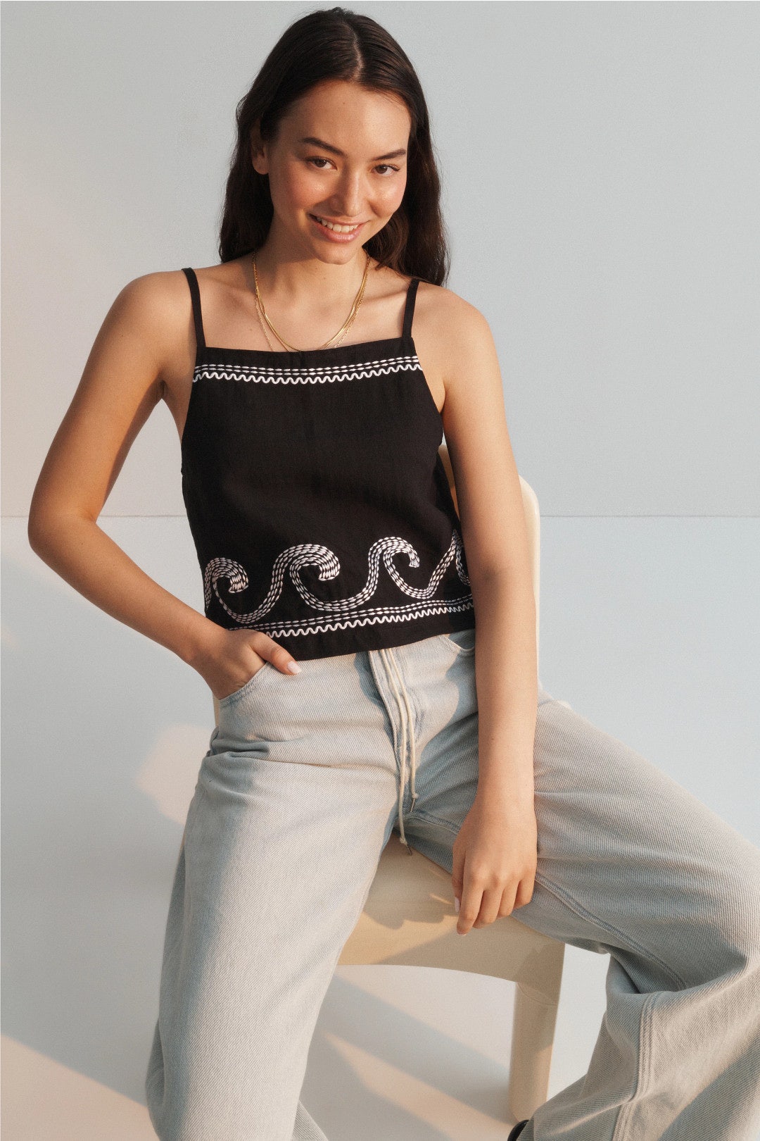 Wave Break Top by BLANKNYC 3