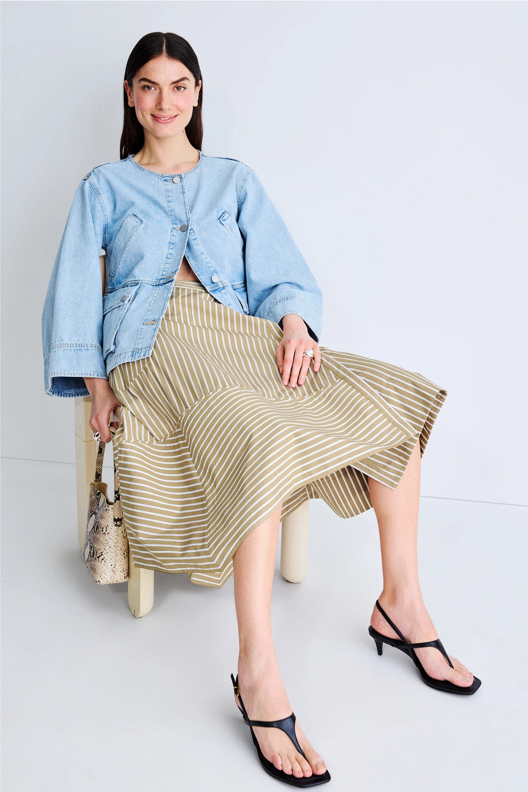 Stripe Wrap Skirt by 3.1 Phillip Lim 3