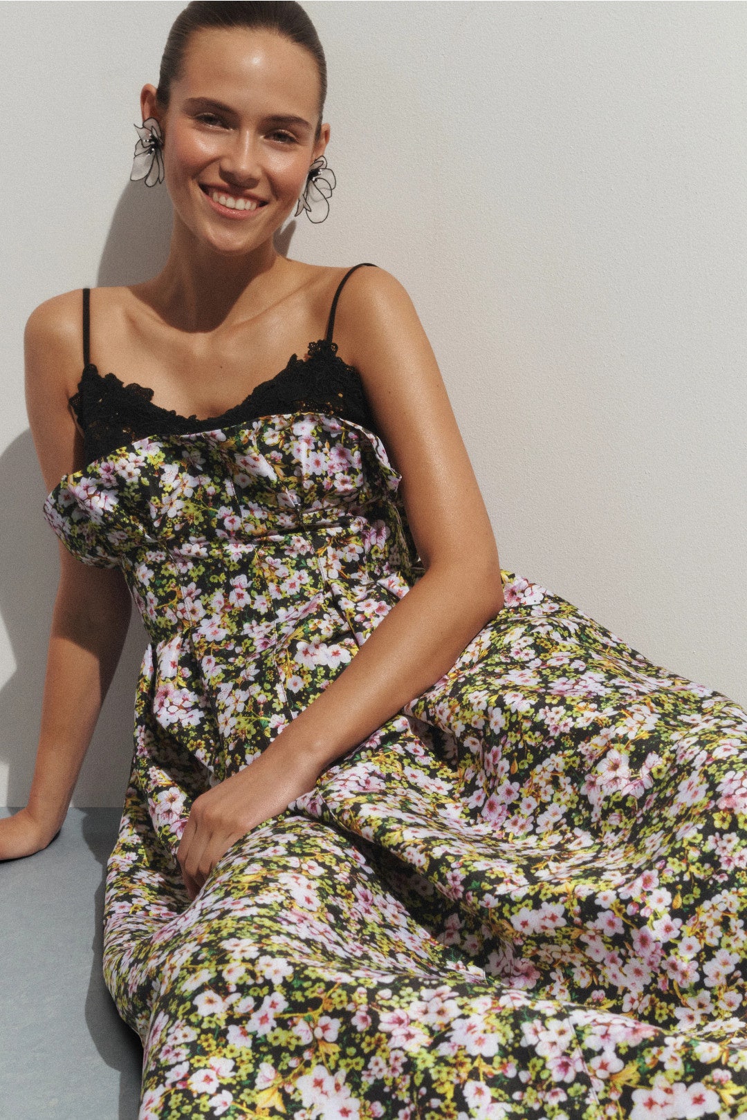 Theresa Lace Trimmed Dress by KIKA VARGAS 3
