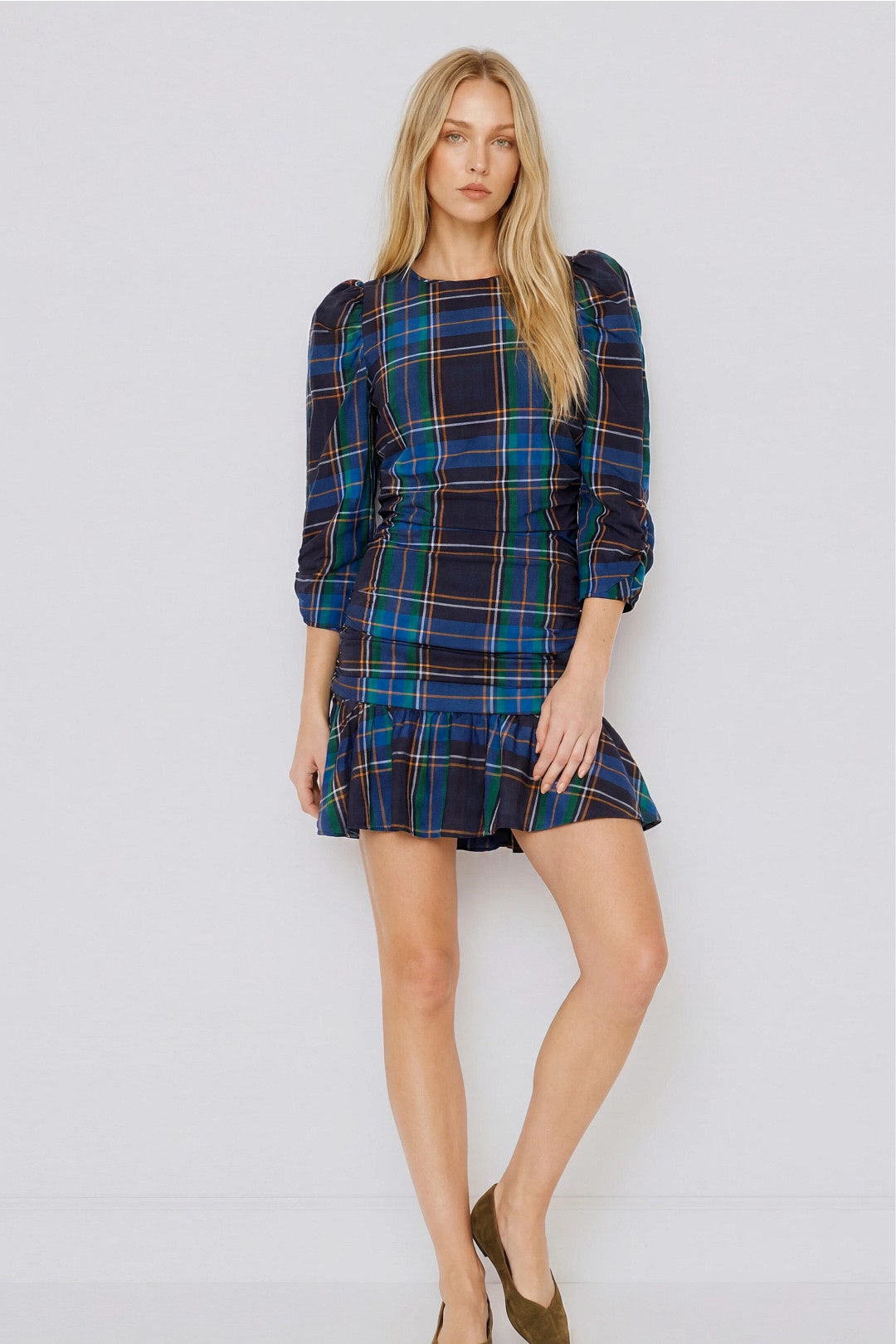 Plaid Raven Dress by Tanya Taylor 3