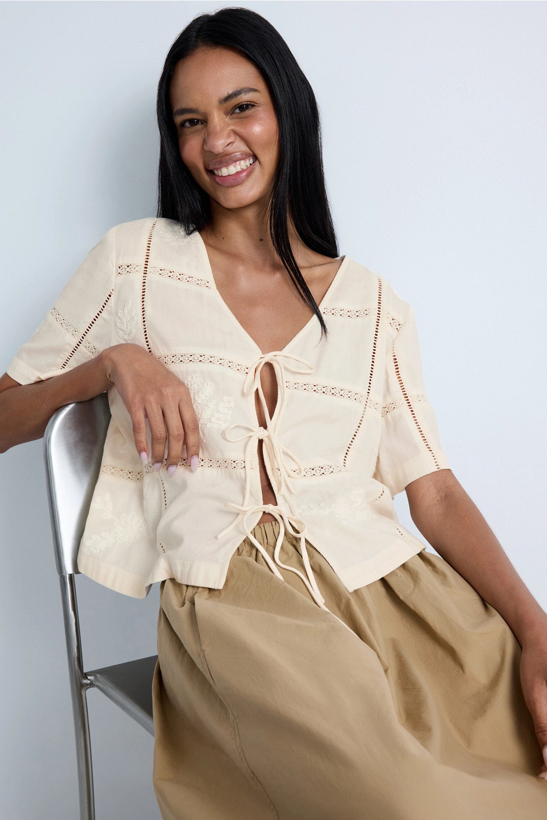 Archive Embroidery Top by Marine Layer 3