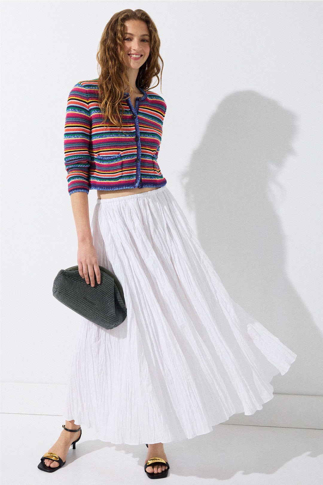 Fanny Striped Cardigan by ba&sh 4