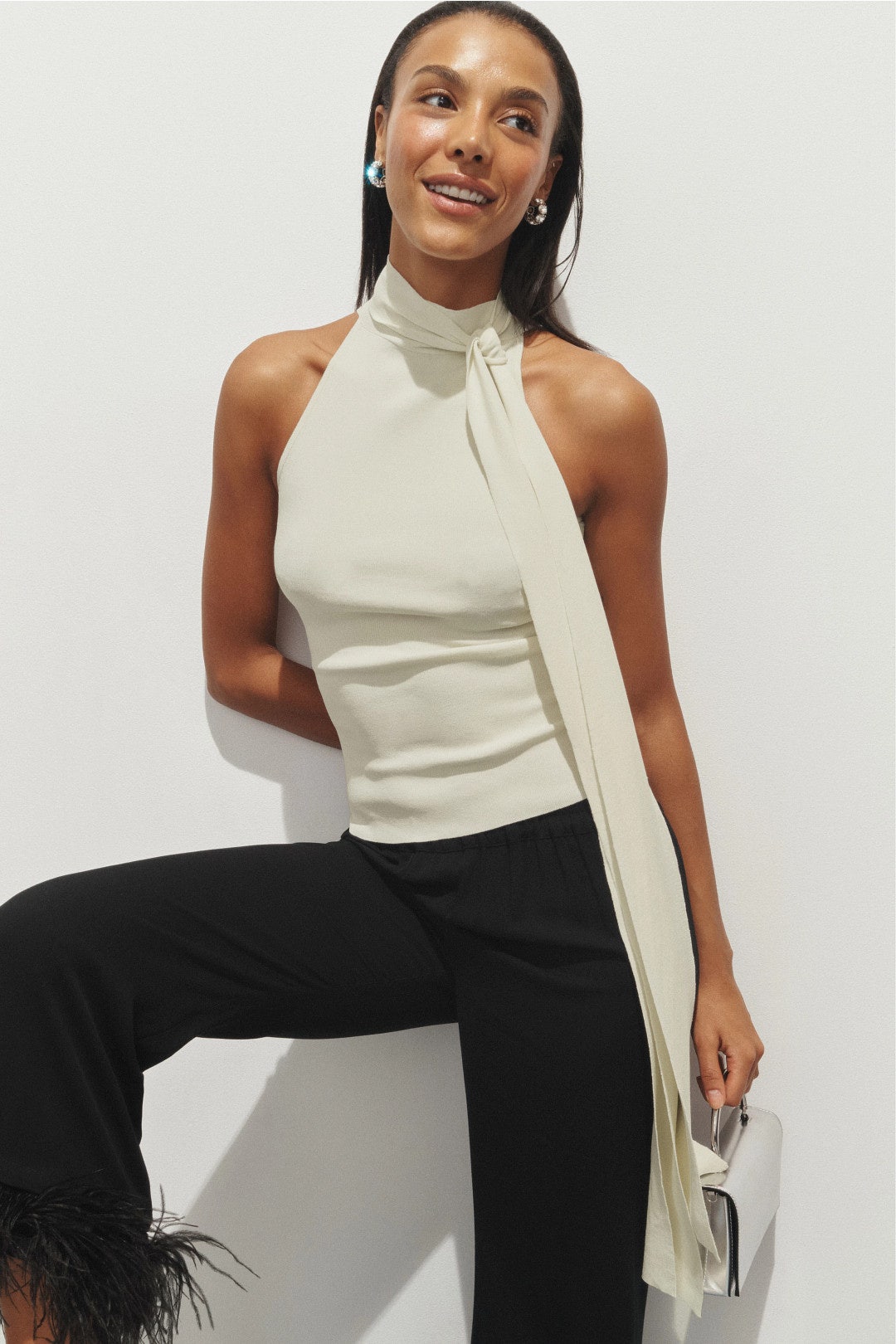 Halter Scarf Top by LAPOINTE 4