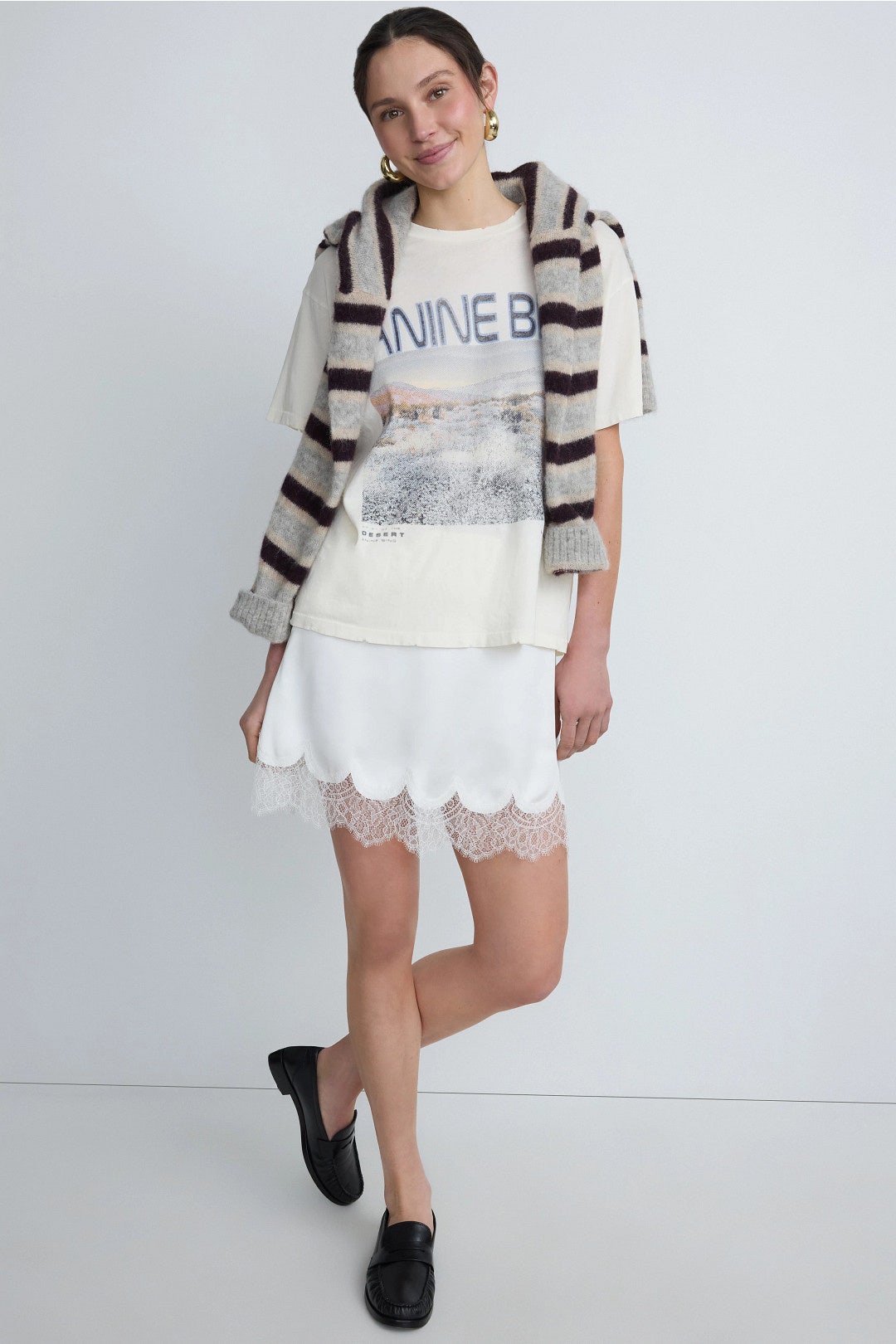 Wildflower Logo Tee by Anine Bing 4