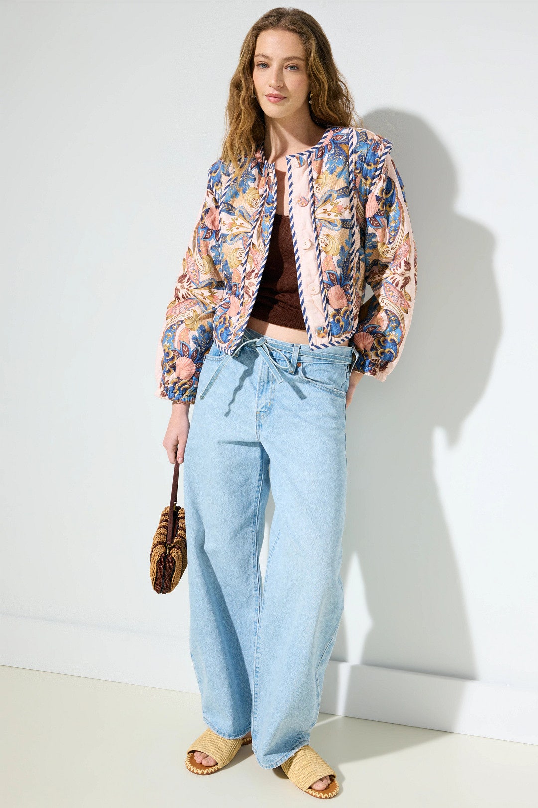 Sea Garden Quilted Jacket by FARM Rio 4