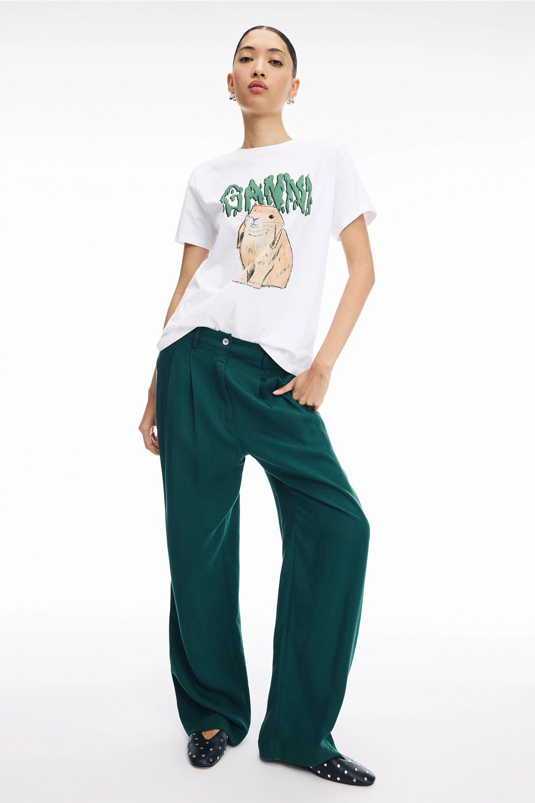 Bunny T-Shirt by GANNI 4