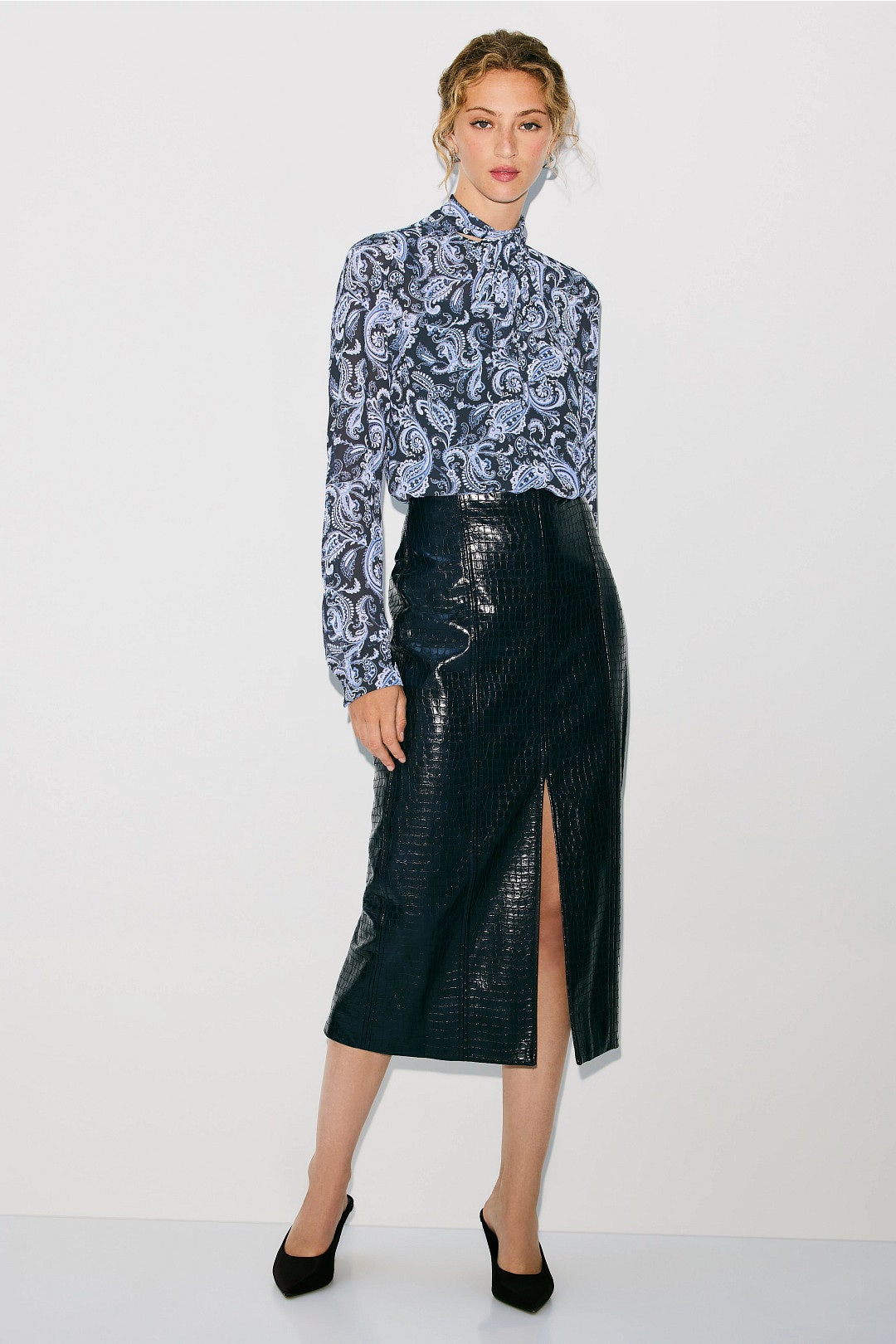 Paisley Bow Blouse by MICHAEL KORS 4