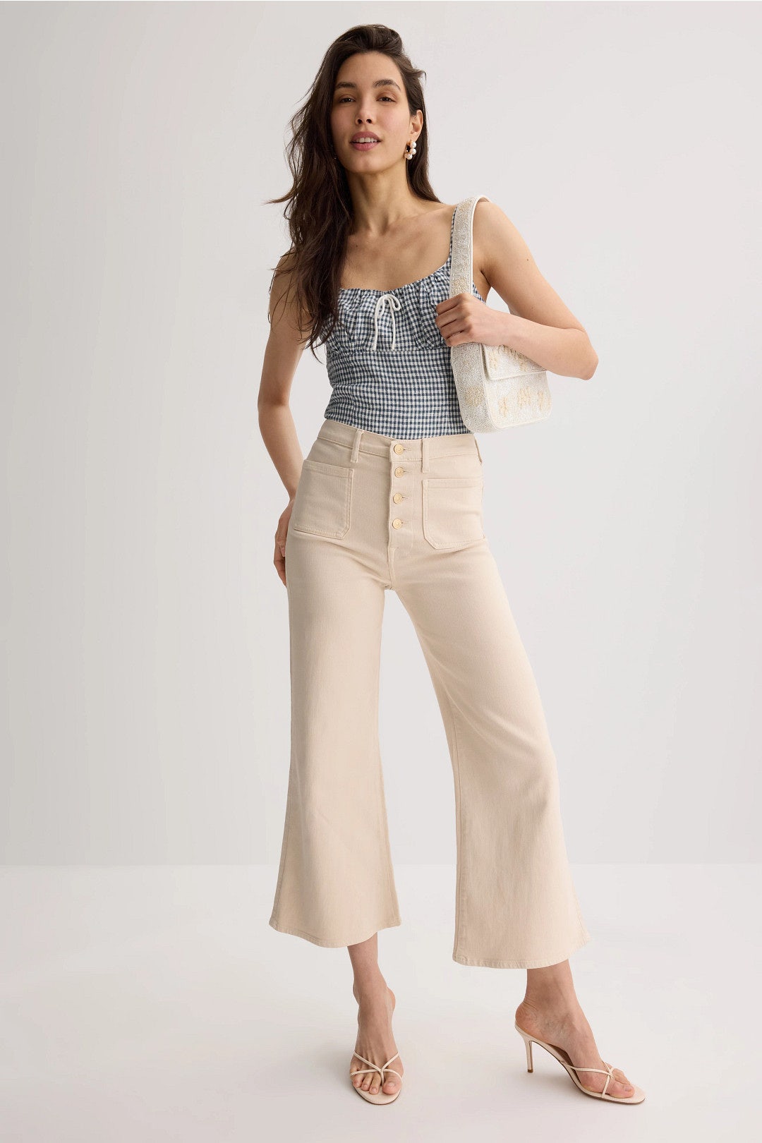 Ultra High Rise Cropped Jeans by 7 For All Mankind 4