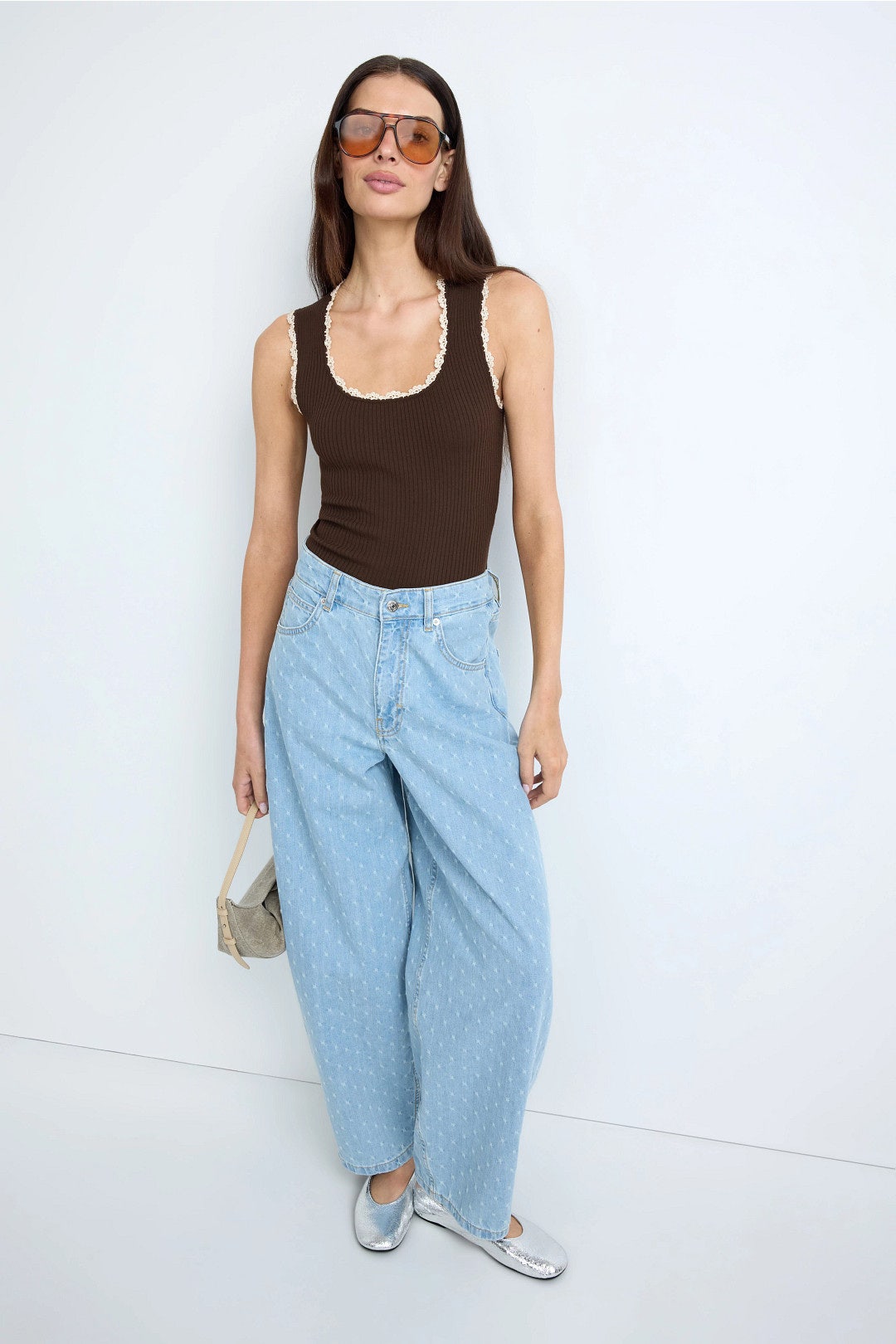 Belize Contrast Tank Top by Sandro 4