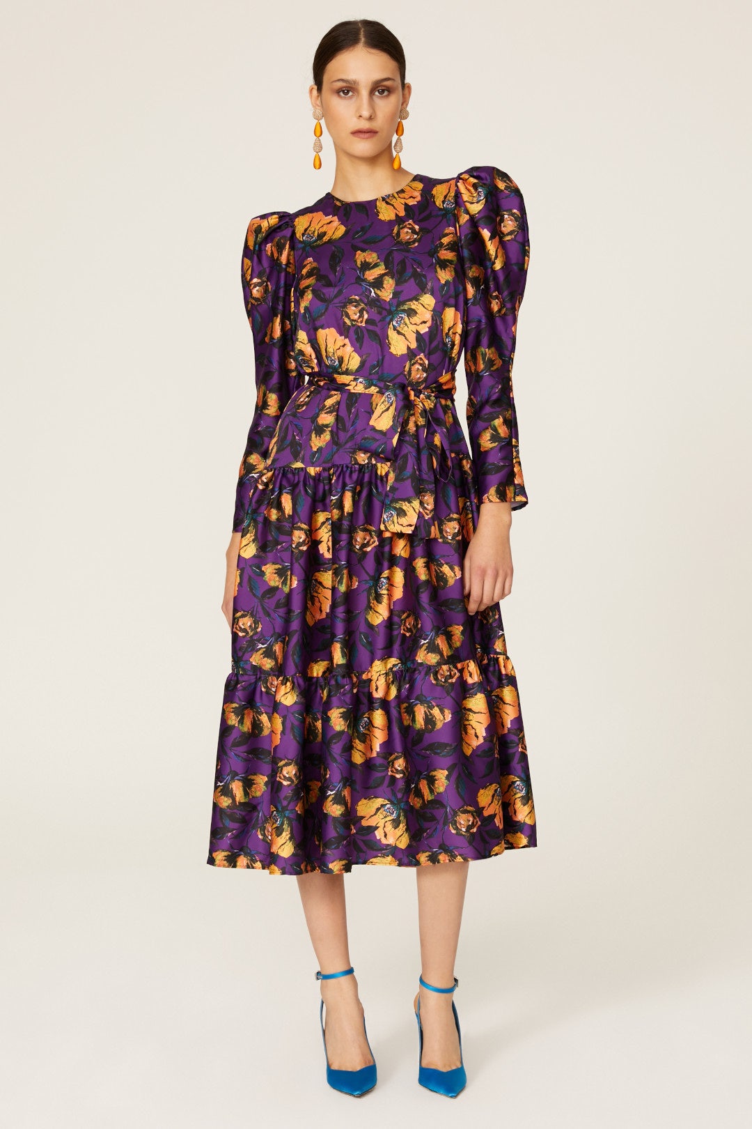 Taylor Puff Sleeve Dress by DELFI Collective 0