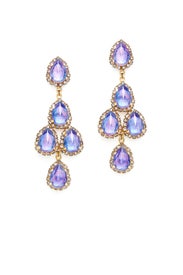 Periwinkle Duchess Earrings by Erickson Beamon