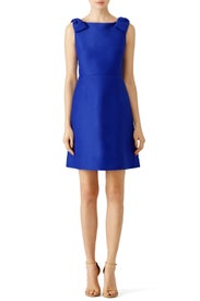 Blue Double Bow Structured Dress by kate spade new york