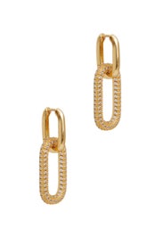 Pave Simone Loop Hoops by Luv Aj
