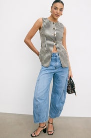 Del Mar Linen Vest by SIMONMILLER