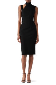 Shoulder Cut Out Sheath by Alexia Admor