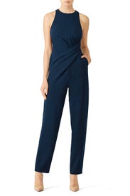 Navy Freya Jumpsuit by AQ/AQ