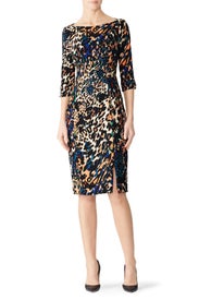 Marissa Leopard Sheath by Black Halo
