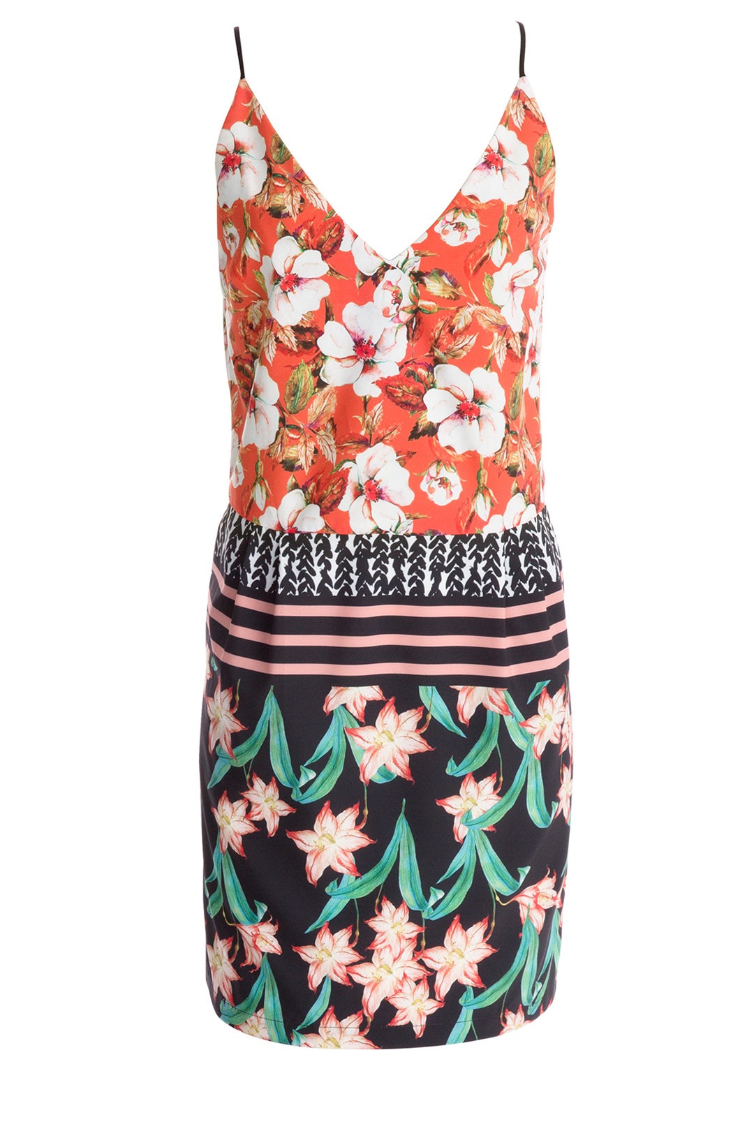 Floral Sunrise Slip Dress by Clover Canyon