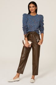 Confetti Puff Sleeve Sweater by Louna