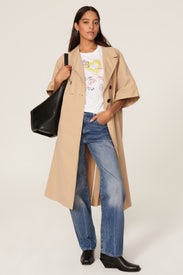 Tou Jours Graphic Tee by Maje