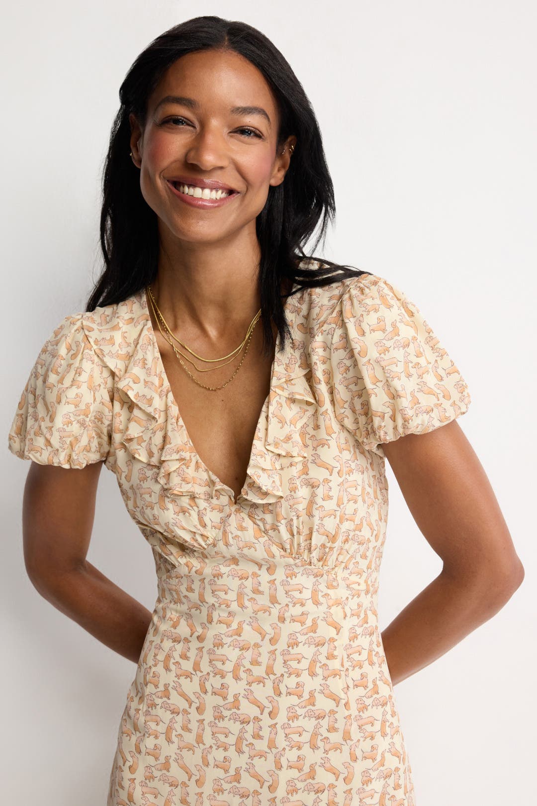 未使用級　ラルフローレンFloral Ruffle Trim ette Ruffle-Trim Floral Dress by Polo Ralph Lauren | Rent the Runway