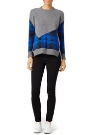 Plaid Combo Sweater by Thakoon Addition