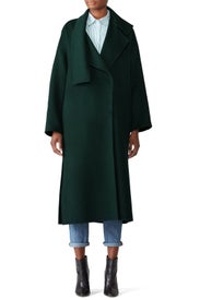 Cozy Long Wool Coat by VINCE.
