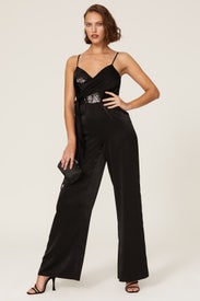 Sequin Embellished Jumpsuit by Aidan AIDAN MATTOX