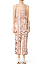 Terracotta Print Jumpsuit by Bailey 44