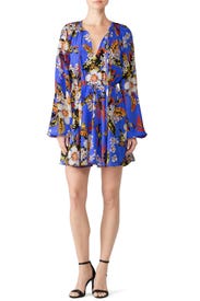 Floral Cinch Sleeve Dress by Diane von Furstenberg