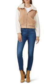 Mix Faux Fur Bomber Jacket by MINKPINK