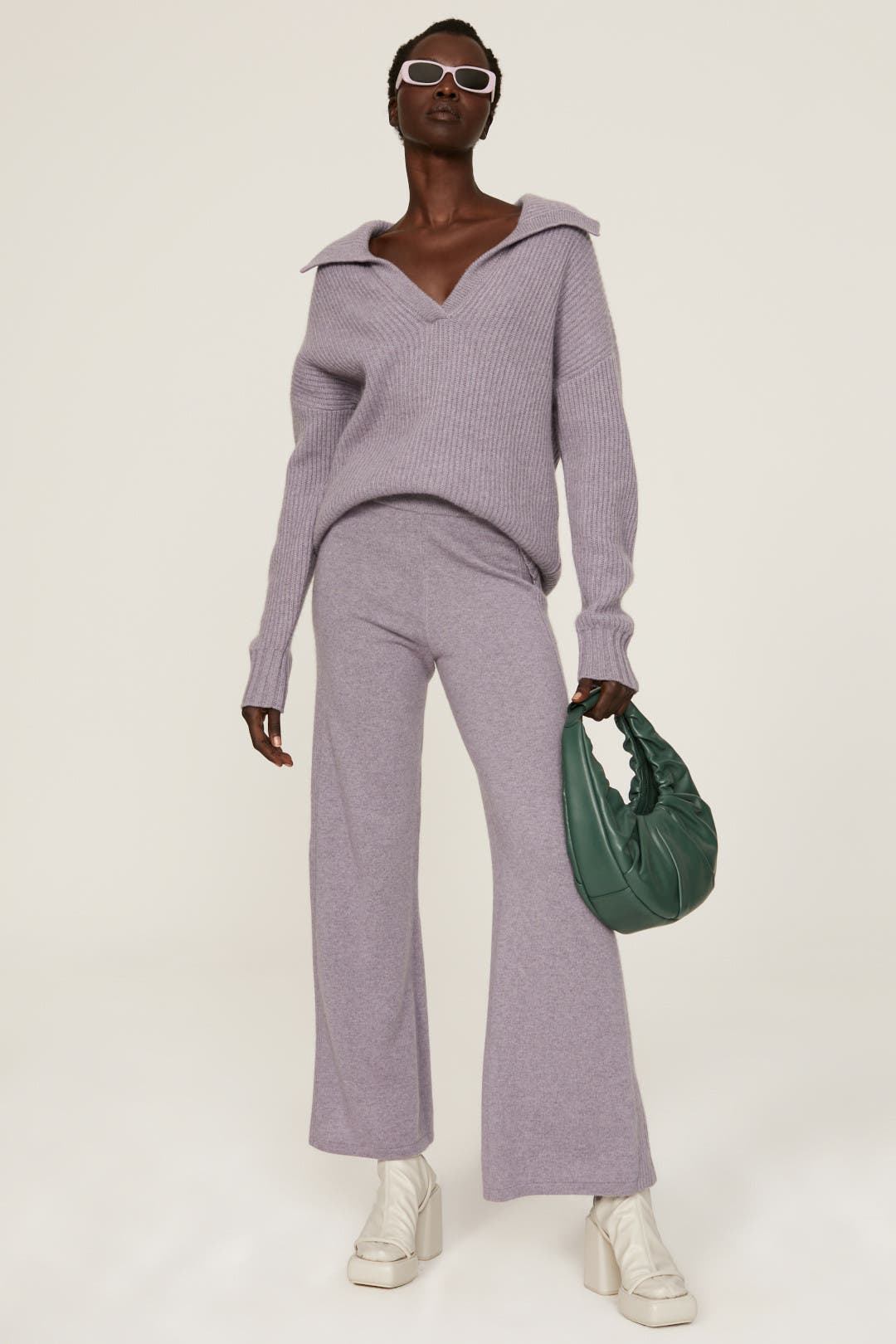 【新品未使用】Nala Polo knit 新品未使用】Nala Polo knit nala ポロニット