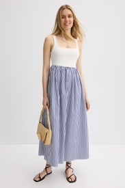 Empire Tie Back Midi Dress by Peter Som x RTR