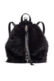 Faux Fur Mini Julian Backpack by Rebecca Minkoff Accessories