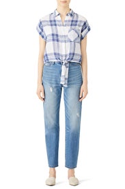 Plaid Amelie Top by Rails