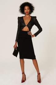 Cutout Leather Dress by Sergio Hudson