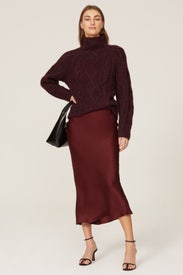 Aran Cable Knit Sweater by VINCE.