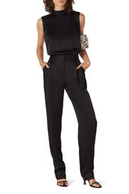 Black Satin Trousers by Jason Wu