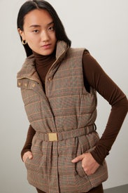 Plaid Puffer Vest by Lauren Ralph Lauren